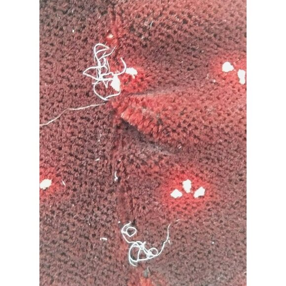 Applause Teddy Bear Red Evening Robe Slippers Vintage 1986 23 Inches Soft Plush - Picture 16 of 16